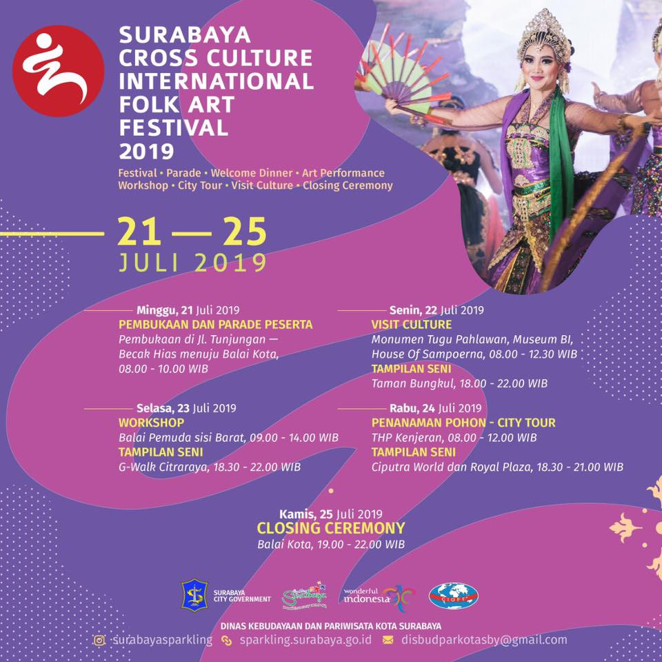 Surabaya Cross Culture International Folk Art Festival - SCCIFAF
